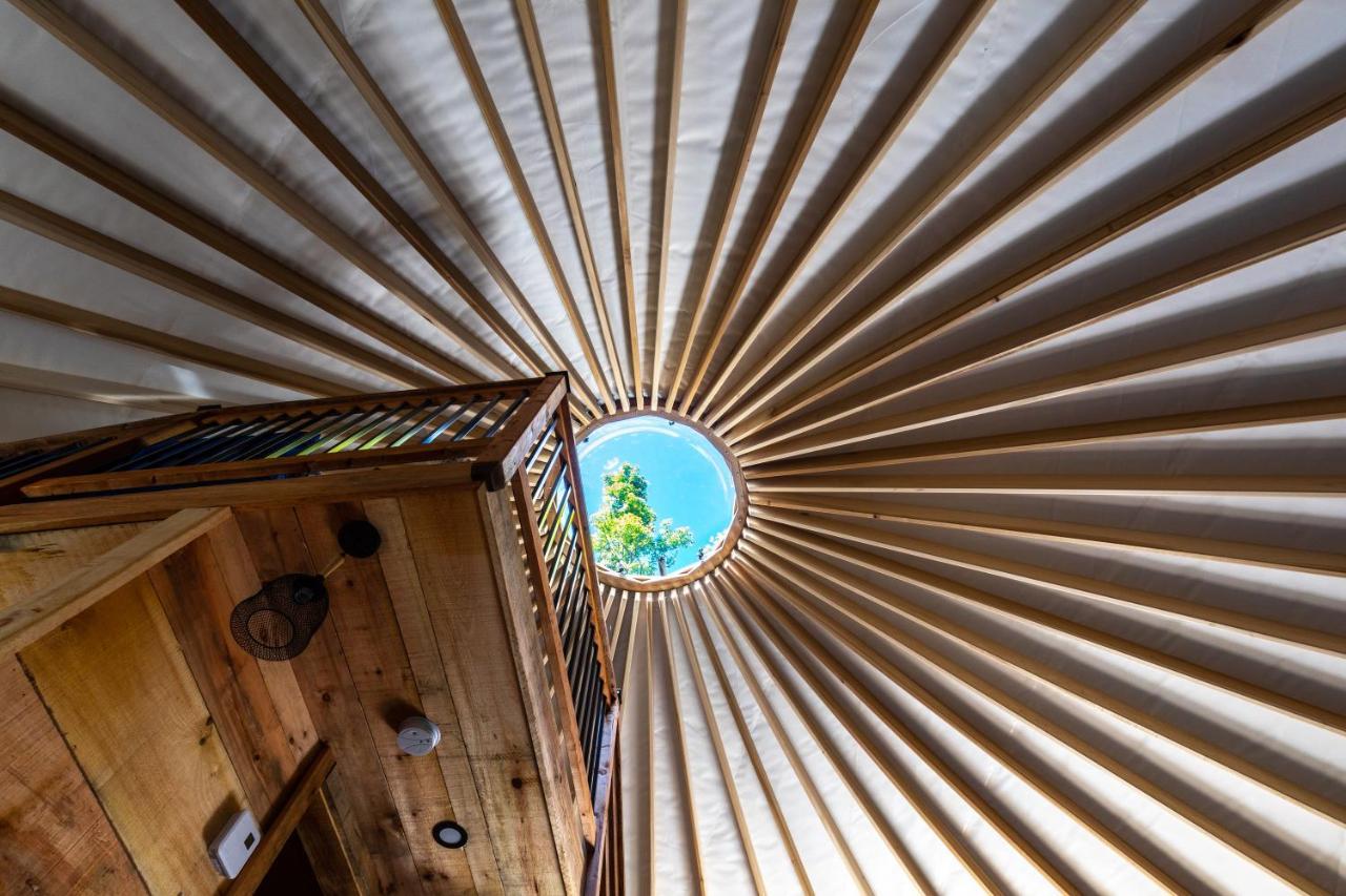 Yourtes Glamping Du Poisson Blanc Notre-Dame-du-Laus Buitenkant foto