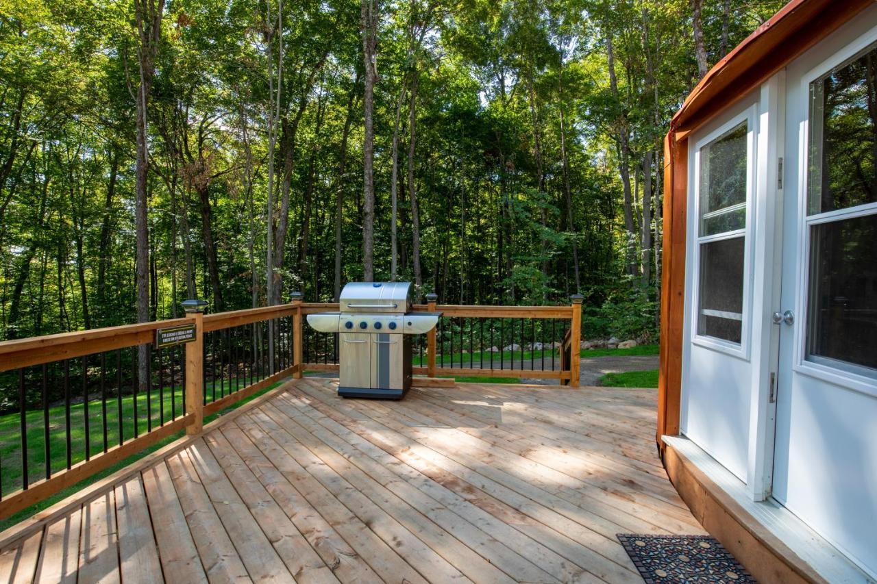 Yourtes Glamping Du Poisson Blanc Notre-Dame-du-Laus Buitenkant foto