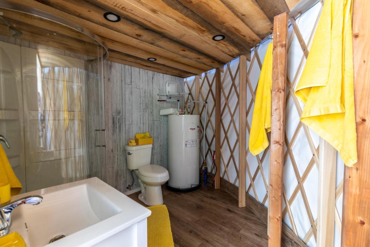 Yourtes Glamping Du Poisson Blanc Notre-Dame-du-Laus Buitenkant foto